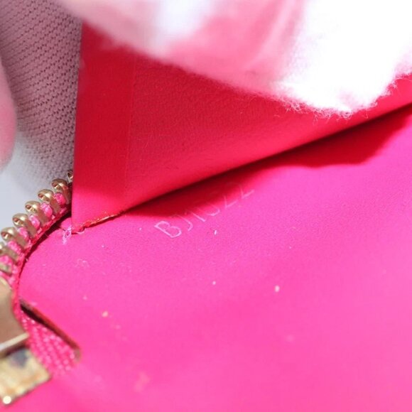 LOUIS VUITTON Monogram Vernis Eldridge Wallet Fuchsia Pink M91240 LV Auth 93651 - Picture 12 of 16